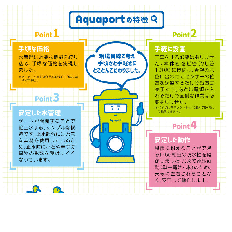 水田自動給水機 アクアポート AP-002S