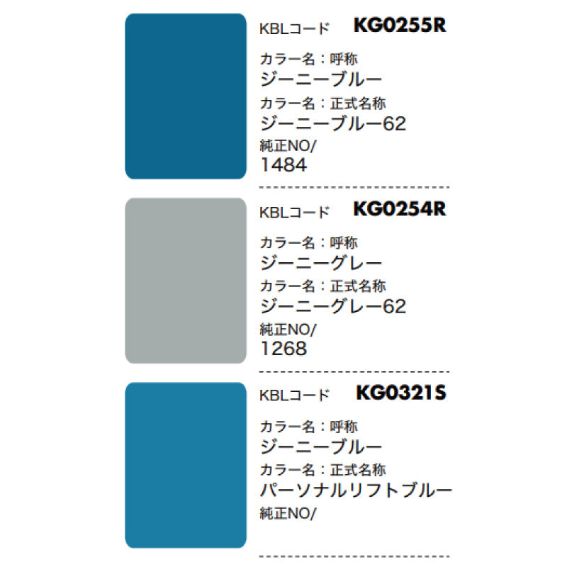 【ジーニー社】KBL 建設機械用スプレー(補修塗料)