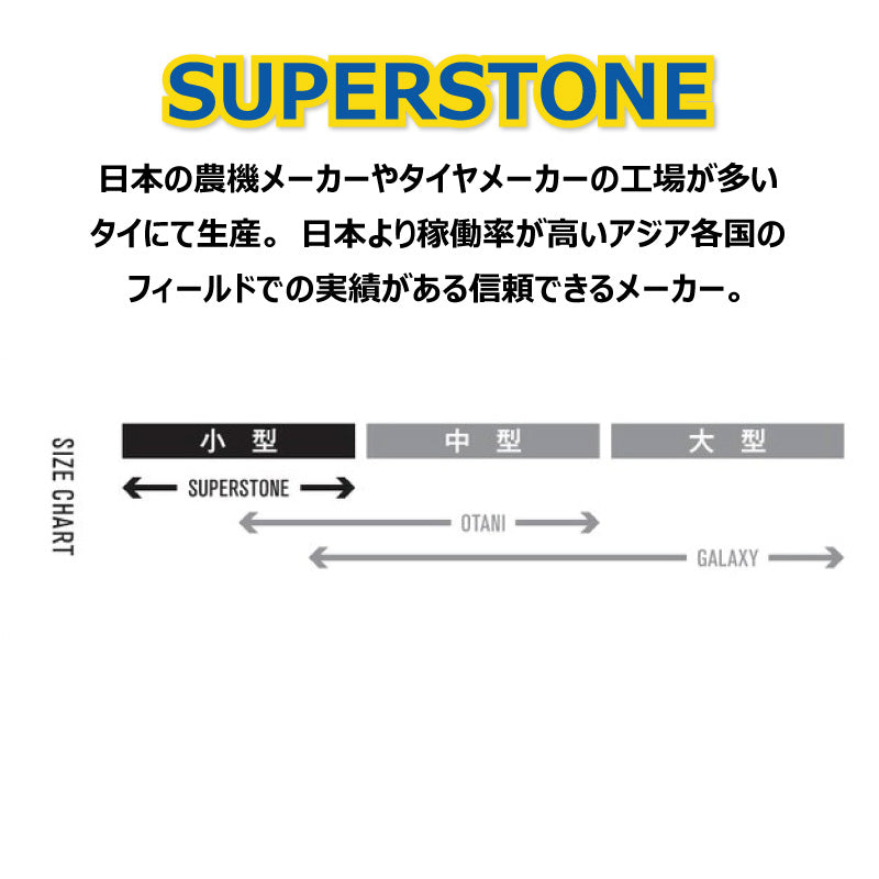 SUPERSTONE SF トラクター用後輪タイヤ ハイラグ