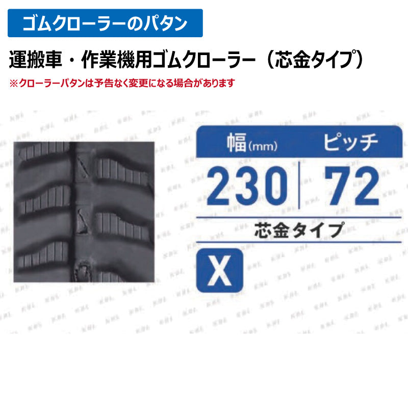 KBL 運搬車 作業機 2039SK 230-72-34 X ゴムクローラー