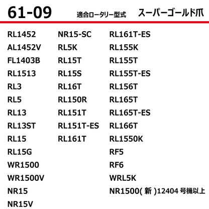 東亜重工 耕うん爪（スーパーゴールド爪）