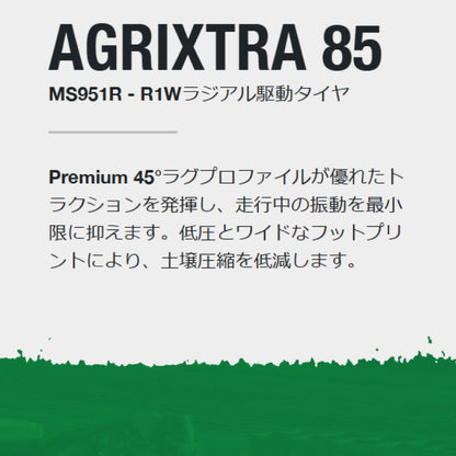 MAXAM AGRIXTRA85 トラクター用タイヤ 85扁平