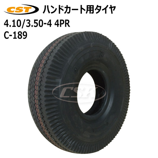 チェンシン C-189 4.10/3.50-4 4PR ハンドカート用タイヤ