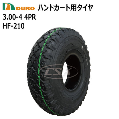 DURO HF-210 3.00-4 4PR ハンドカート用タイヤ